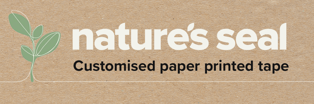 Nature's Seal - customised paper printed tape