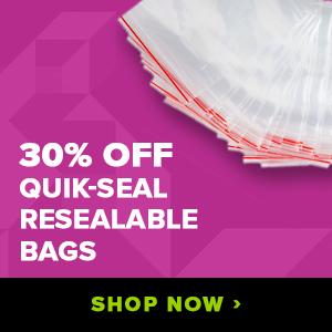 30% off quik-seal resealable bags. 