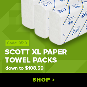 Scott paper towel packs down to $108.59