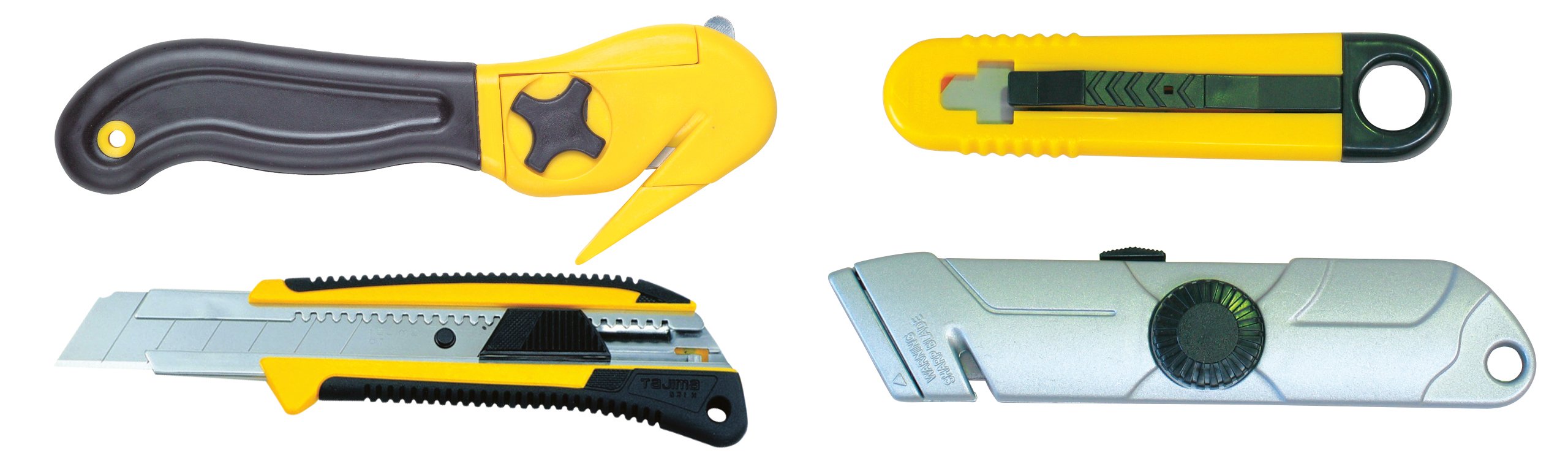 Choose a retractable or hidden blade for your utility knife