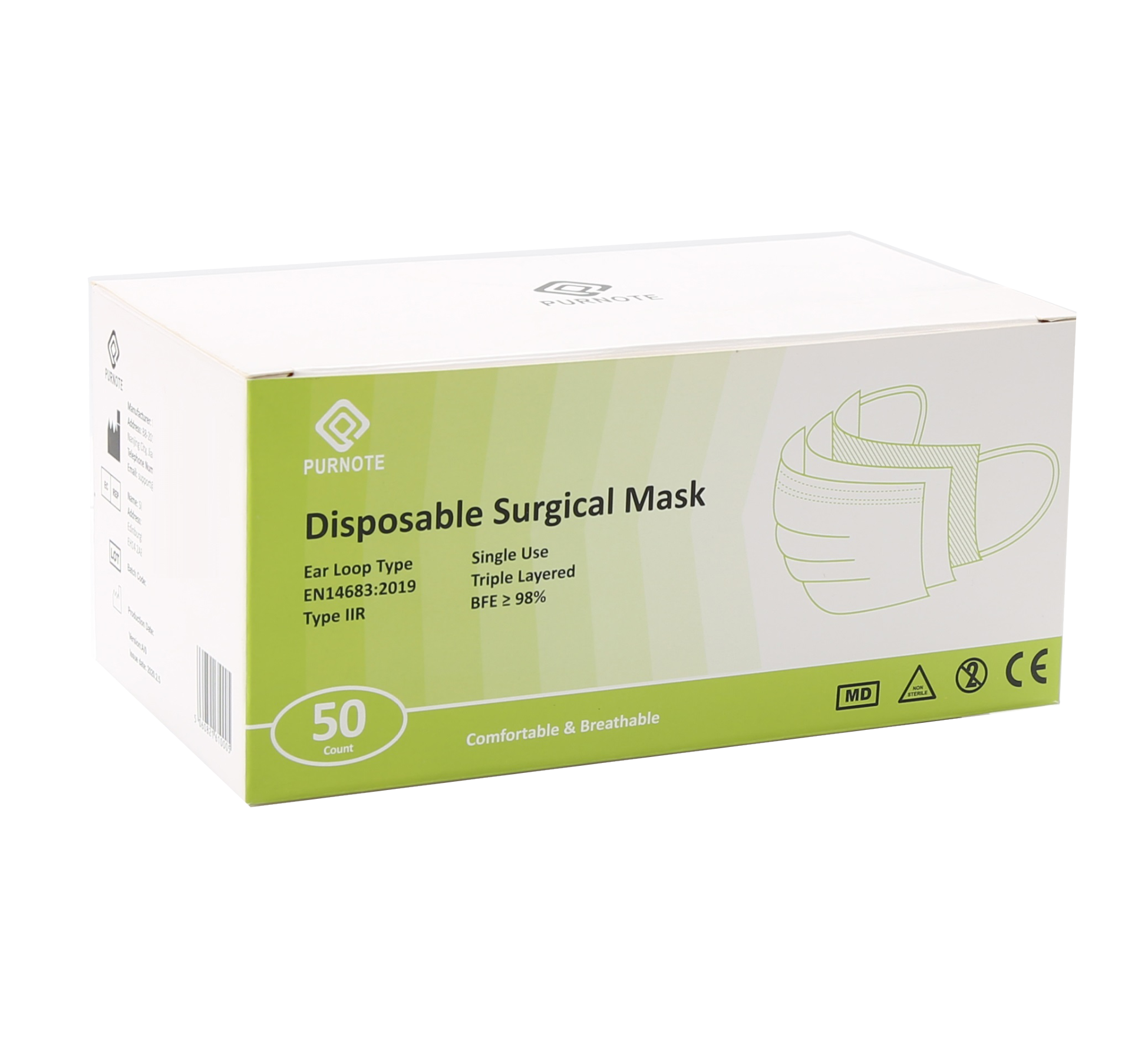Medical face masks