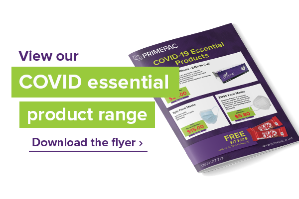 View our COVID essential product range. Download the flyer