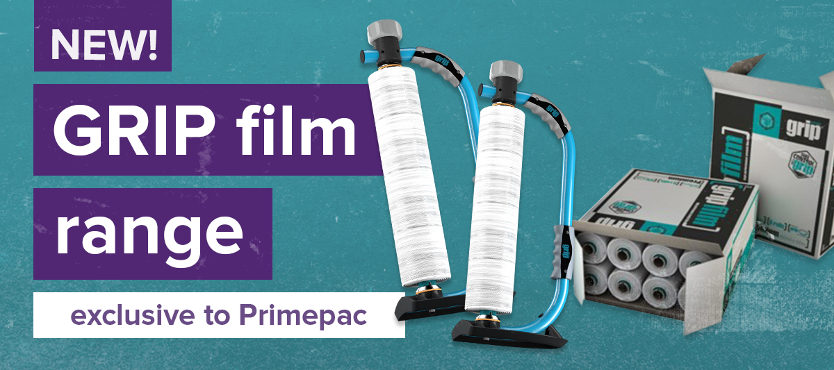 New! GRIP film range exclusive to Primepac