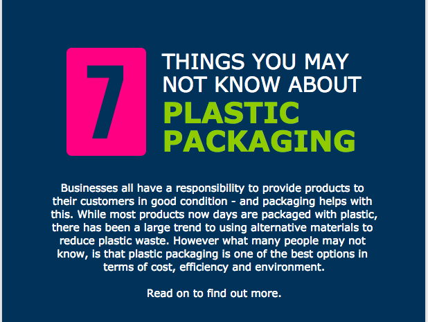 Plastic packaging facts | Infographic | Primepac