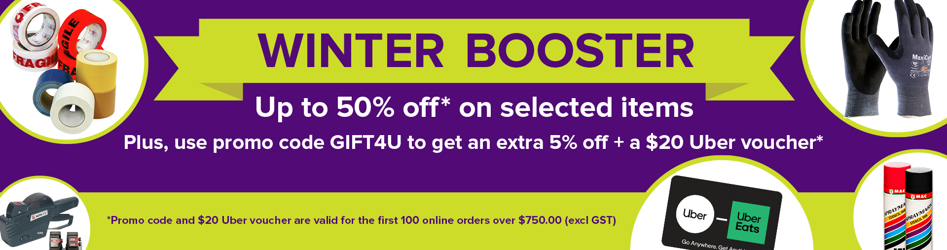Winter Booster LP header - sale1