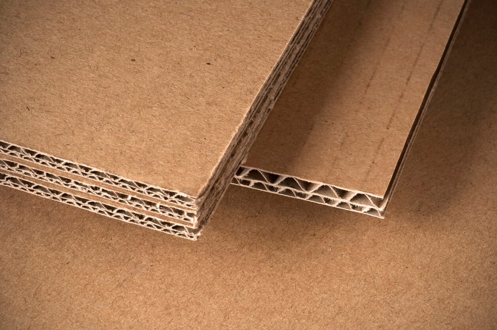 Corrugated cardboard