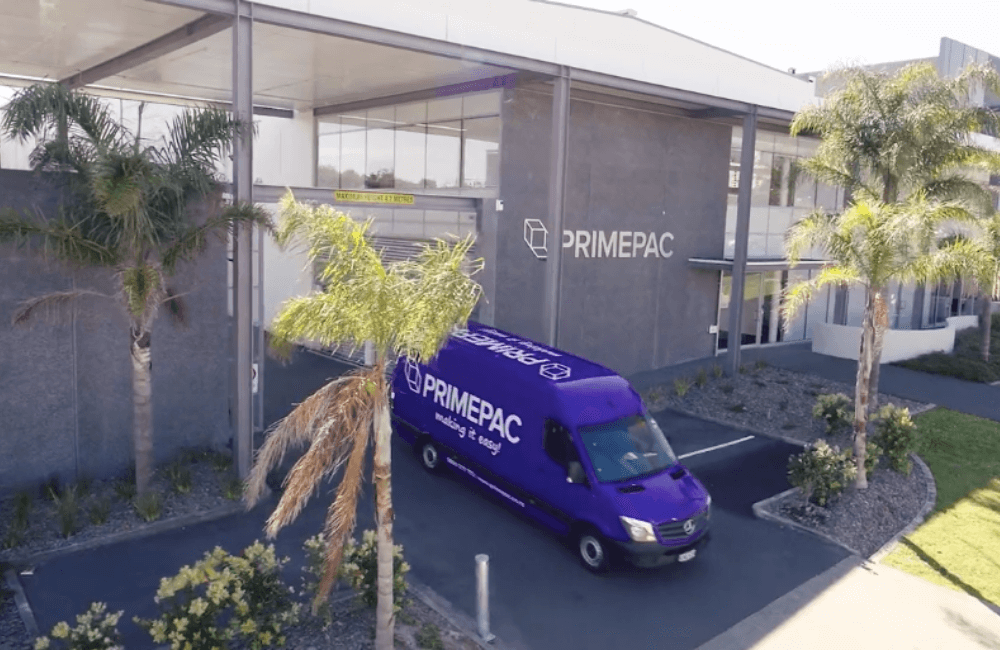 Primepac's own delivery service in Auckland