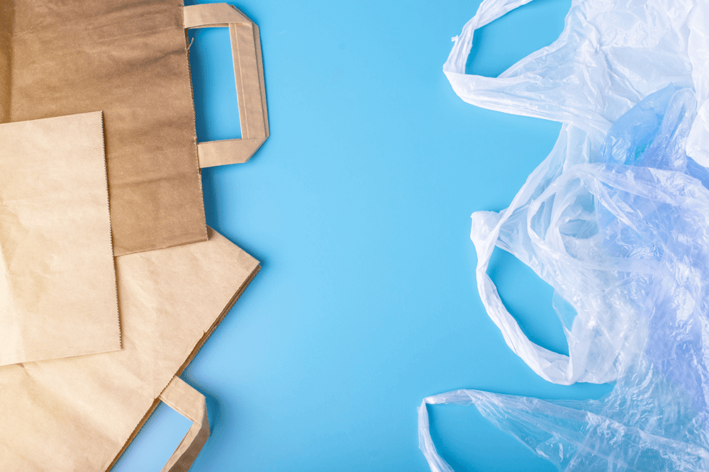Switch from plastic to paper packaging