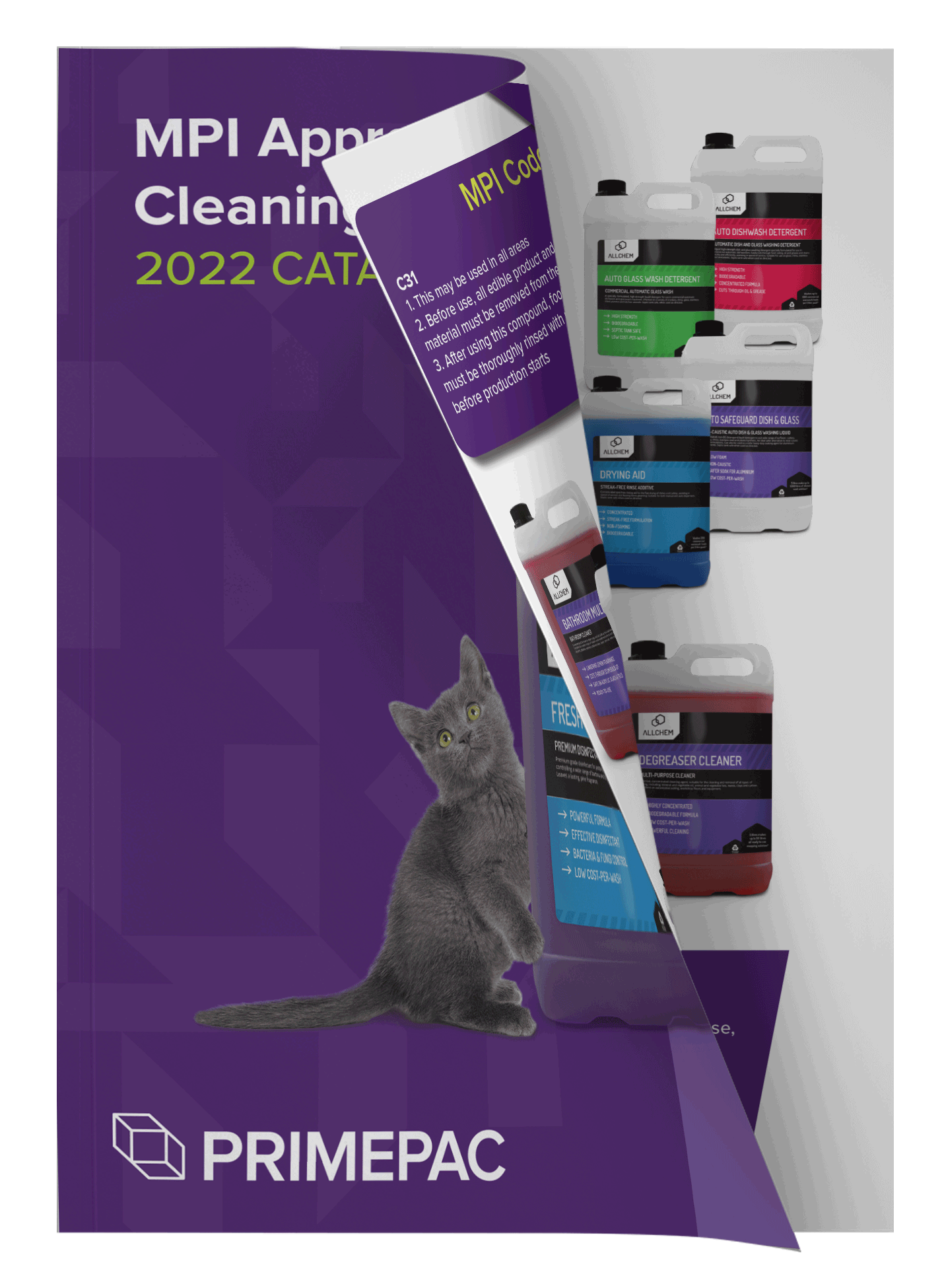 MPI approved cleaning products open catalogue