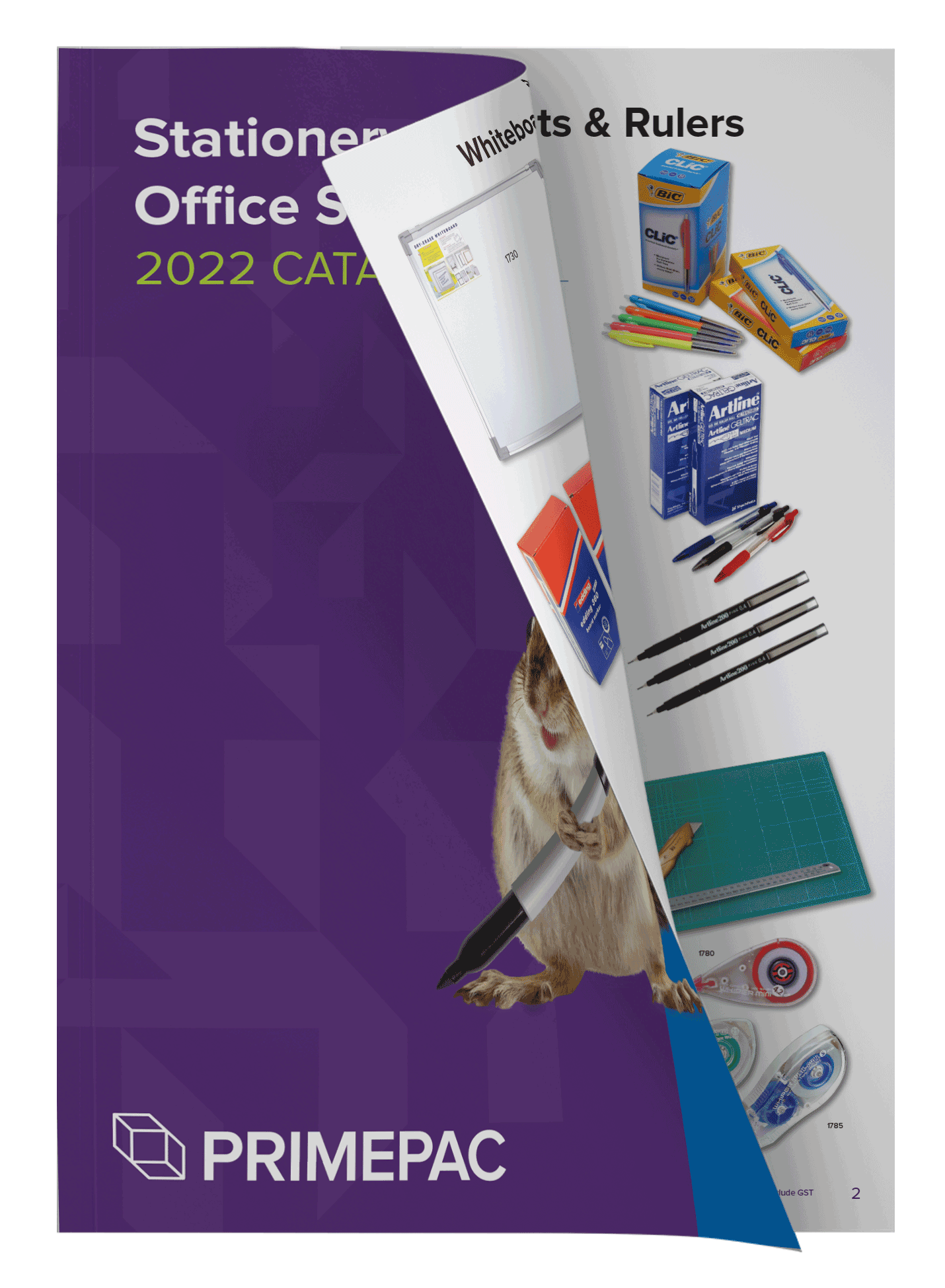 Stationery and office supplies open catalogue